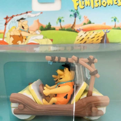 Hot Wheels The Flintstones Elite One The Flintmobile 1:50 Scale closeup - Happy Clam Gifts