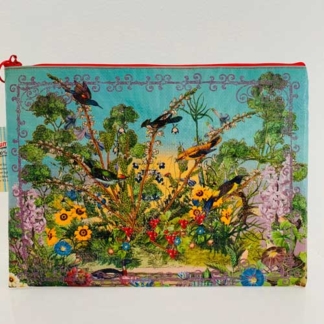 Coelacanth Recyclable Document Bag Flower Garden