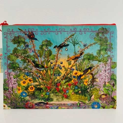 Coelacanth Recyclable Document Bag Flower Garden