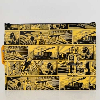 Coelacanth Recyclable Document Bag Retro Comic