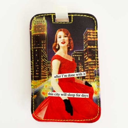 Anne Taintor Luggage Tag After I'm Done With It This City Will Sleep For Days