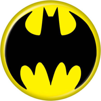 Ata-Boy Button Small 1.25" Pinback DC Batman Logo