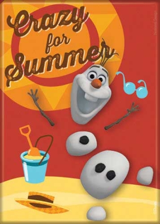 Ata-Boy Magnet Disney Frozen Olaf Crazy For Summer