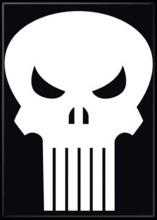 Ata-Boy Magnet Marvel Punisher Logo
