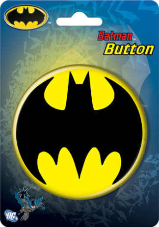 Ata-Boy Button Large 3" Pinback DC Batman Logo