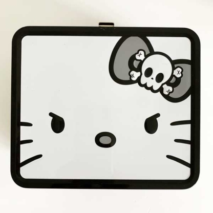 Loungefly Collectible Metal Lunch Box Hello Kitty Angry Face front - Happy Clam Gifts
