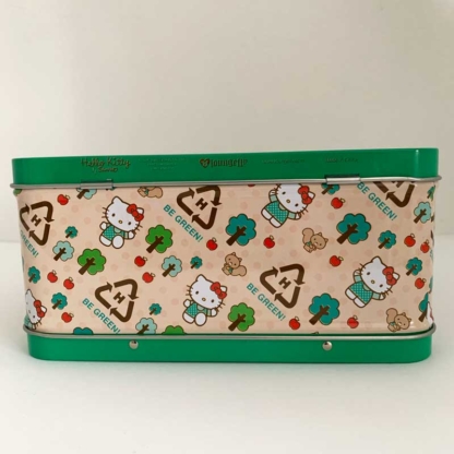 Loungefly Lunchbox Hello Kitty Be Green bottom - Happy Clam Gifts