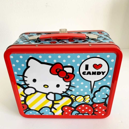 Loungefly Collectible Metal Lunch Box Hello Kitty I Love Candy back - Happy Clam Gifts