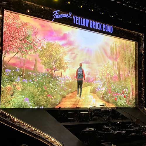 Elton John Farewell Concert, Honda Center, Anaheim, September 10, 2019, Yellow Brick Road