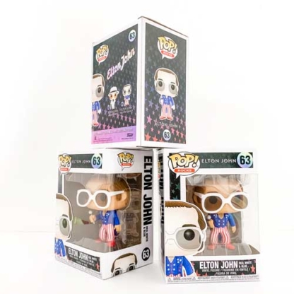 Elton John Red White and Blue Funko Pop at Happy Clam Gifts