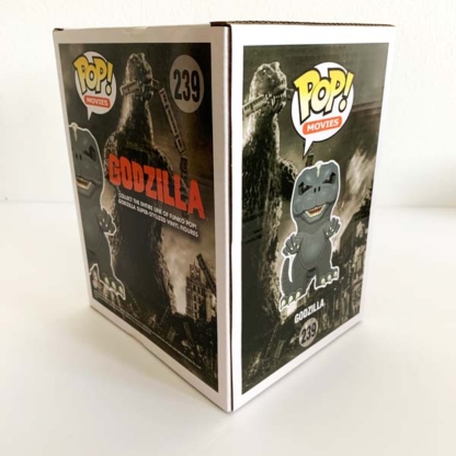 Godzilla 6" Super Sized Funko Pop box side at Happy Clam Gifts