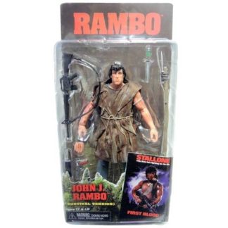 NECA Rambo First Blood John J. Rambo Survival Version