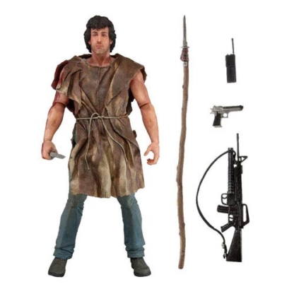 NECA Rambo First Blood John J. Rambo Survival Version Accessories