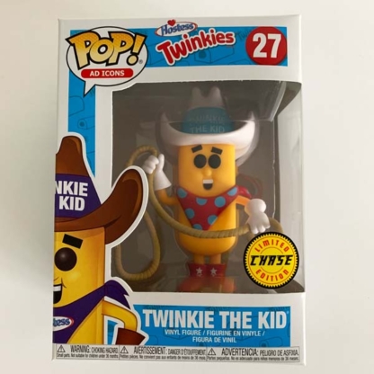 Twinkie the Kid Hostess Twinkies Limited Edition Chase Variant Funko Pop box front - Happy Clam Gifts