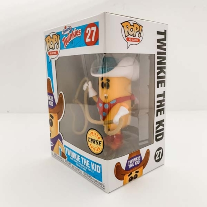 Twinkie the Kid Hostess Twinkies Limited Edition Chase Variant Funko Pop box side - Happy Clam Gifts