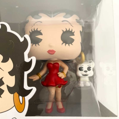 Betty Boop and Pudgy Funko Pop closeup - Happy Clam Gifts