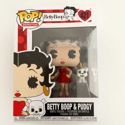 Betty Boop and Pudgy Funko Pop front - Happy Clam Gifts
