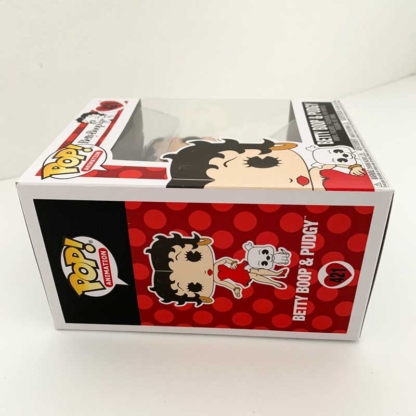 Betty Boop and Pudgy Funko Pop left side - Happy Clam Gifts