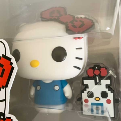 Hello Kitty 8-Bit Funko Pop closeup - Happy Clam Gifts