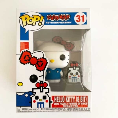 Hello Kitty 8-Bit Funko Pop front - Happy Clam Gifts