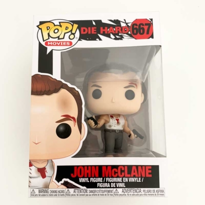 John McClane Die Hard Funko Pop front - Happy Clam Gifts
