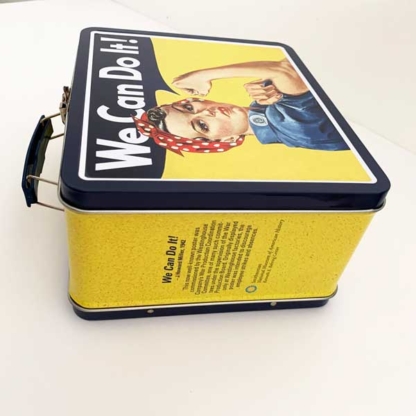 Aquarius Smithsonian Collectible Lunchbox We Can Do It side - Happy Clam Gifts
