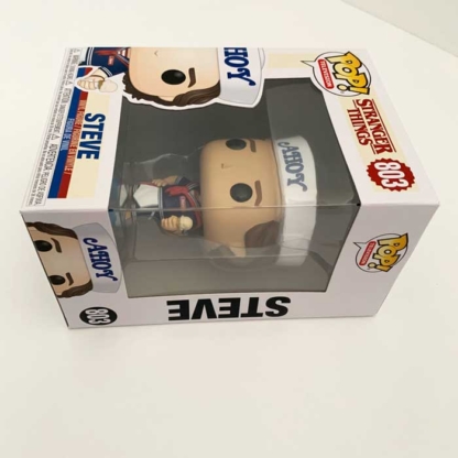 Steve With Hat and Ice Cream Stranger Things Funko Pop side - Happy Clam Gifts