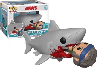 Jaws Shark Biting Quint 2019 Summer Convention Limited Edition Exclusive Funko Pop Movies Vinyl Figure