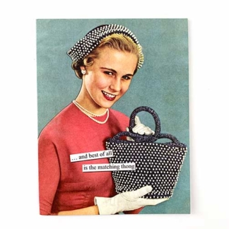 Anne Taintor Greeting Card And Best of All is the Matching Thong