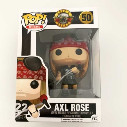 Axl Rose Funko Pop front - Happy Clam Gifts