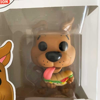 Scooby-Doo With Sandwich Funko Pop closeup - Happy Clam Gifts