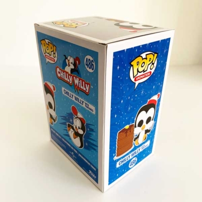 Chilly Willy With Pancakes Funko Pop back - Happy Clam Gifts