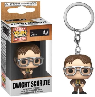 Dwight Schrute The Office Funko Pocket Pop Keychain