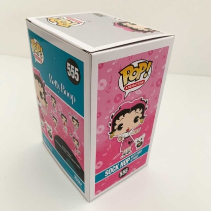 Sock Hop Betty Boop & Pudgy Funko Pop back right - Happy Clam Gifts