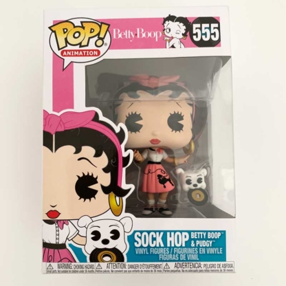 Sock Hop Betty Boop & Pudgy Funko Pop front - Happy Clam Gifts