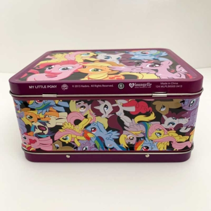 Loungefly Collectible Metal Lunch Box My Little Pony 6 Ponies bottom - Happy Clam Gifts