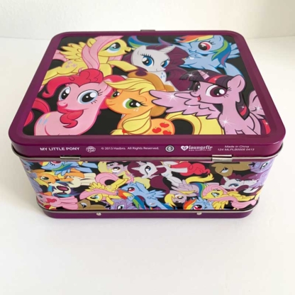 Loungefly Collectible Metal Lunch Box My Little Pony 6 Ponies front - Happy Clam Gifts