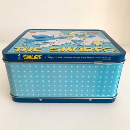 Loungefly Collectible Metal Lunch Box The Smurfs Couple bottom - Happy Clam Gifts