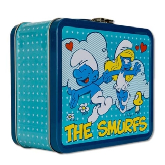 Loungefly Collectible Metal Lunch Box The Smurfs Couple at Happy Clam Gifts