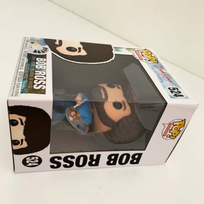 Bob Ross The Joy of Painting Funko Pop box side - Happy Clam Gifts