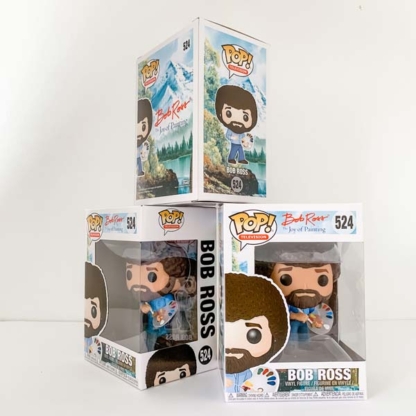 Bob Ross The Joy of Painting Funko Pops at Happy Clam Gifts