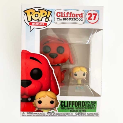 Clifford The Big Red Dog With Emily Elizabeth Funko Pop front - Happy Clam Gifts