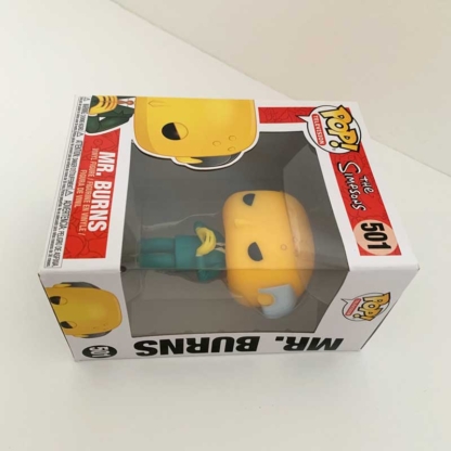 The Simpsons Mr. Burns Funko Pop right side - Happy Clam Gifts