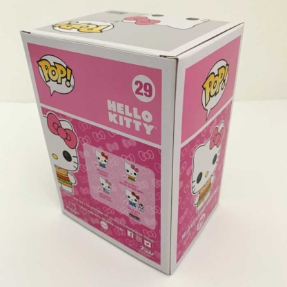 Hello Kitty Kawaii Burger Shop Funko Pop back - Happy Clam Gifts