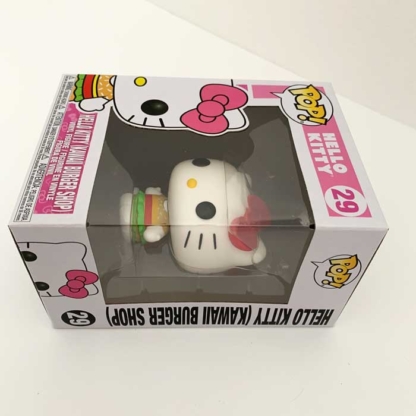 Hello Kitty Kawaii Burger Shop Funko Pop side - Happy Clam Gifts