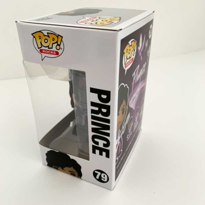 Prince Purple Rain Funko Pop back left - Happy Clam Gifts