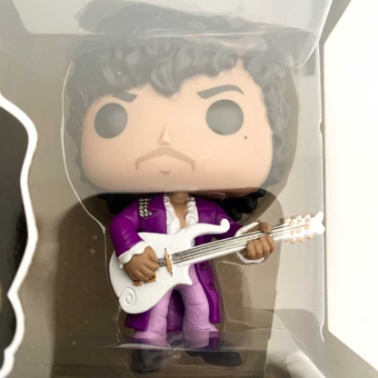 Prince Purple Rain Funko Pop closeup - Happy Clam Gifts