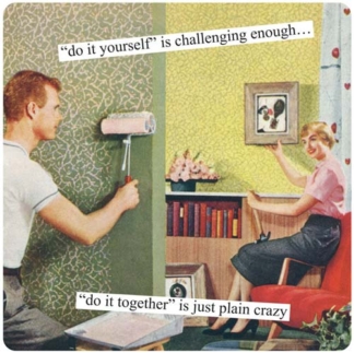 Anne Taintor Magnet "Do It Yourself" Is Challenging Enough..."Do It Together" Is Just Plain Crazy