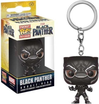 Black Panther Marvel Funko Pocket Pop Bobblehead Keychain
