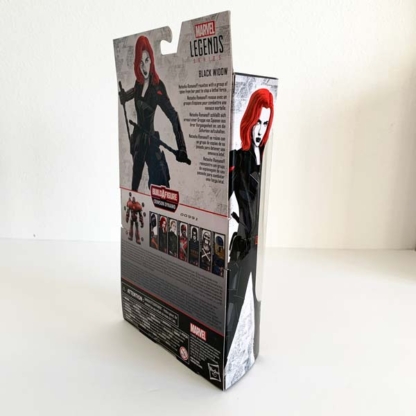 Hasbro Marvel Legends Series Black Widow back side - Happy Clam Gifts